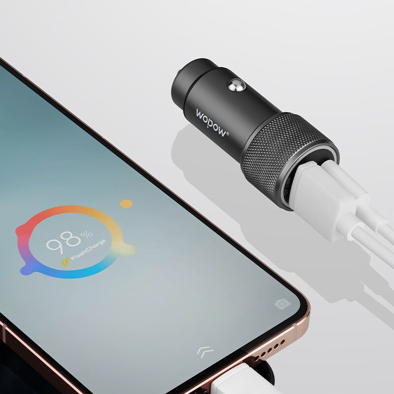 沃品38WA+C车载充电器CQ016高清大图