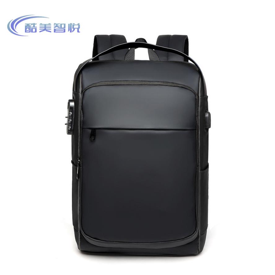 酷美智悦 双肩包黑色USB接口27*13*45cm KM-FZ120 个高清大图