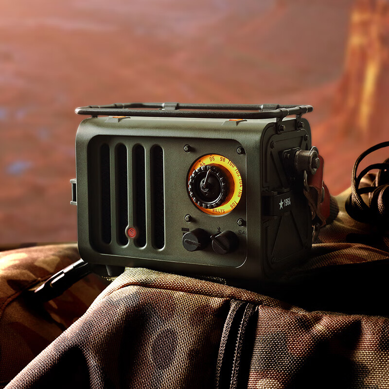 猫王音响野性Jeep吉普风便携式迷你户外山野蓝牙收音机小音箱 野性绿高清大图