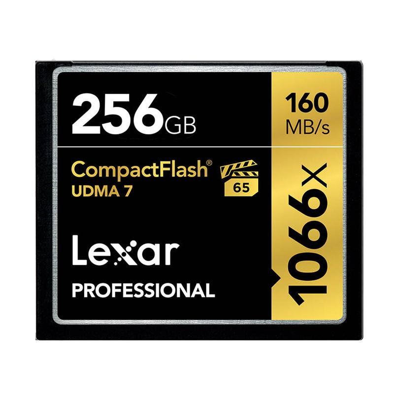雷克沙(Lexar)256GB CF卡 1066X 读160MB/s写155MB/s单反相机内存卡存储卡