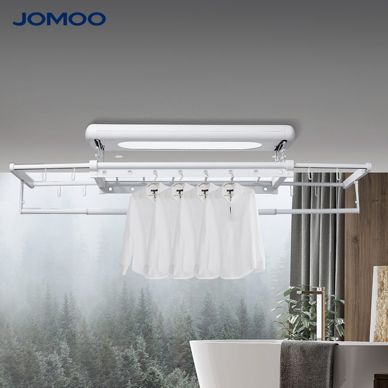 九牧jomoo电动晾衣架自动升降家用晒衣架智能遥控晾衣机小户型智能晾