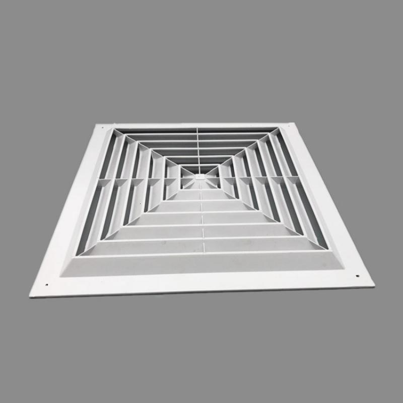天花通风口闪电客盖塑料方形出风口空调排风口pvc散流器抽风口塑料