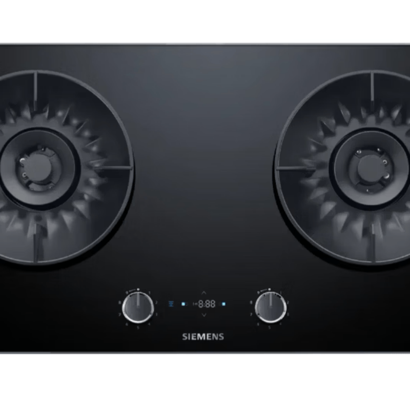 西门子ER92P8MBMP嵌入天然气灶具5.2猛火联动定时IQ700黑 天然气12T