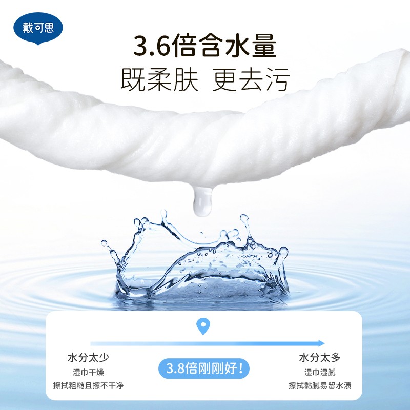 戴可思婴儿金盏花手口湿巾-80pcs*3高清大图