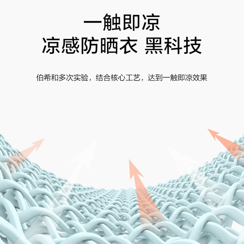 伯希和户外2020新冰丝防晒服 女防紫外线透气蝙蝠衫连帽皮肤风衣