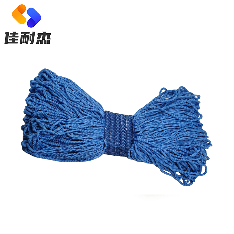佳耐杰 超细纤维拖把头蜈蚣绳拖把头 蓝色加大400g/个高清大图