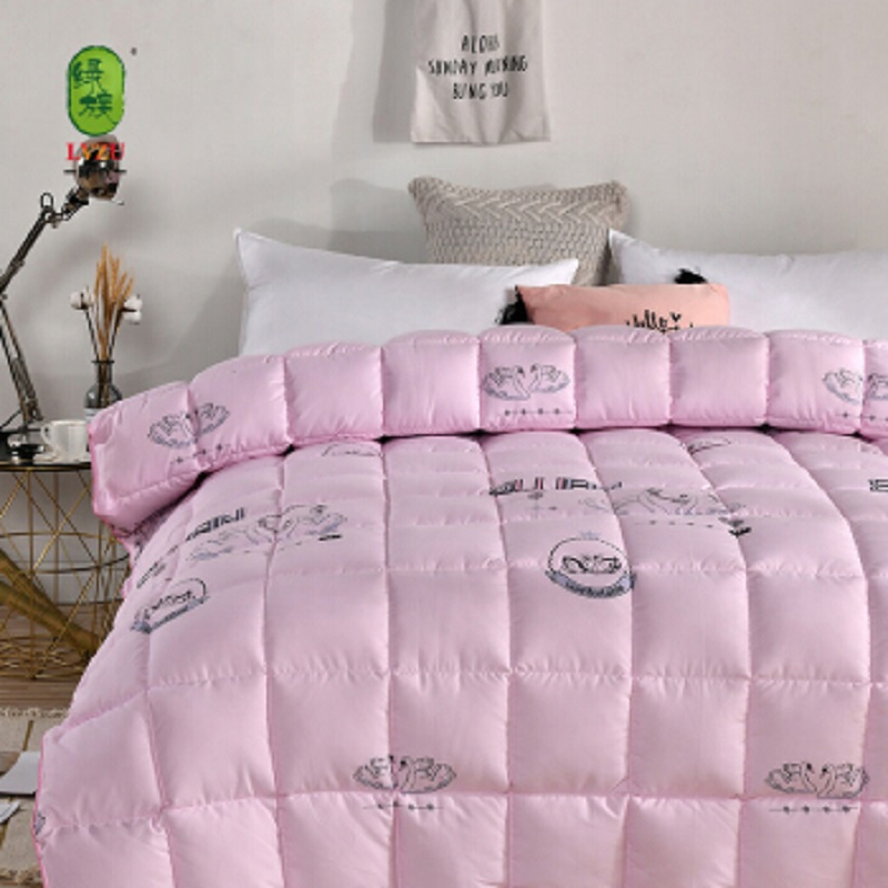 绿族(LVZU)赛达克/羽绒被 粉色200*230cm