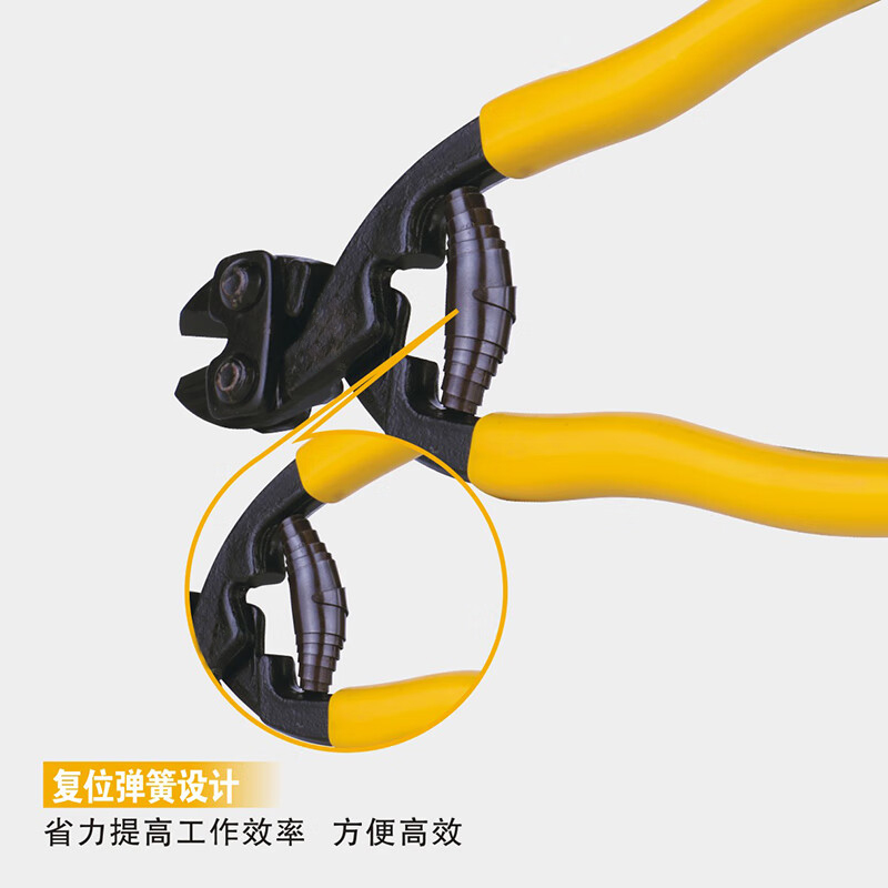 澳狒 迷你断线钳 8英寸 铬钒合金钢 鹰嘴钳钢丝钳 钢筋剪 钢丝绳强力剪高清大图