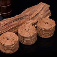120盘5味+1个香炉（檀香+艾草+茉莉+桂花+薰衣草 各24盘）-檀香沉香盘香家用室内熏香厕所香薰生活日用香薰用品香薰
