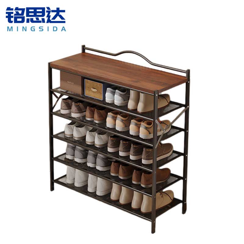铭思达鞋架6层80cm个高清大图