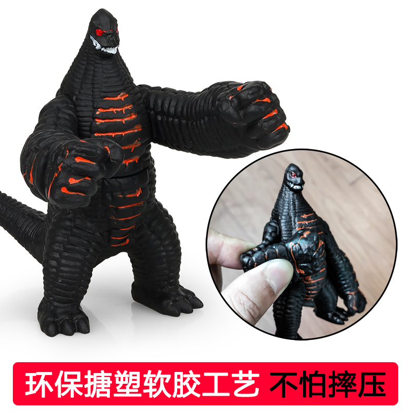 软胶奥特玩具曼怪兽哥莫拉哥斯拉王银河超人捷德人偶组合全套套装 20只怪兽+6只30CM奥特曼高清大图