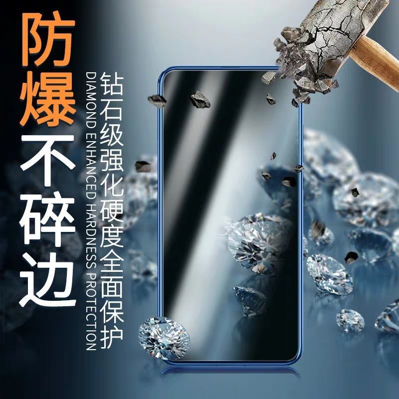 vivonex a s防窥膜全屏nexa钢化膜防偷窥nex旗舰版nex2双屏半屏膜