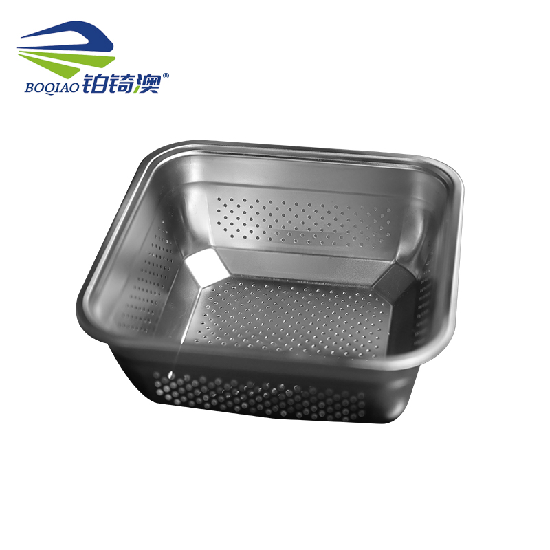 铂锜澳不锈钢菱角筛盆 漏盆/个 31*13cm