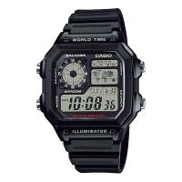 CASIO 卡西欧男士全黑金属腕表 航空仪表设计 气压防水时尚表款