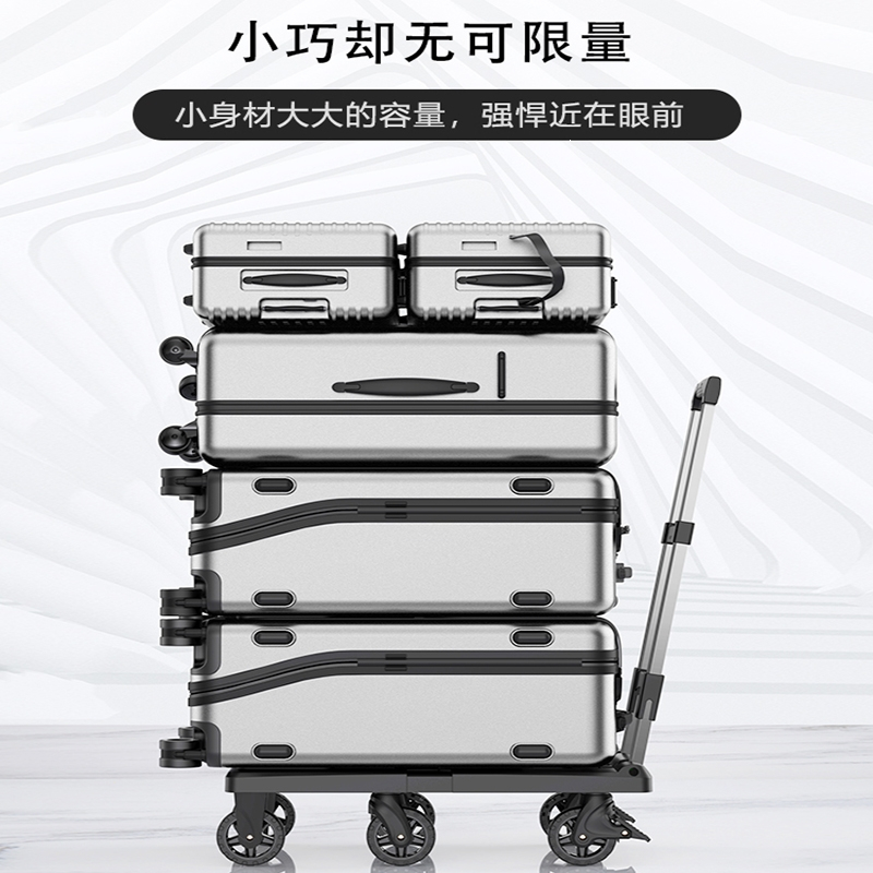 阿斯卡利ascari家用小推车拉货手拉车折叠便携手推车买菜车小拉车拖车