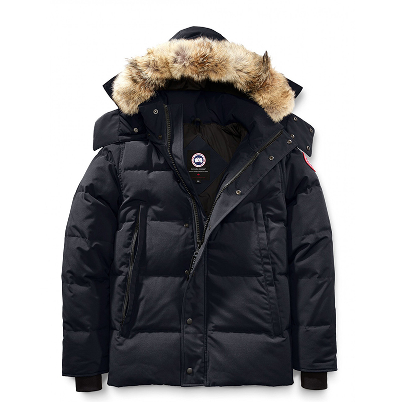 CANADA GOOSE 加拿大鹅 WYNDHAM系列 冬季男士短款连帽派克大衣羽绒服高清大图