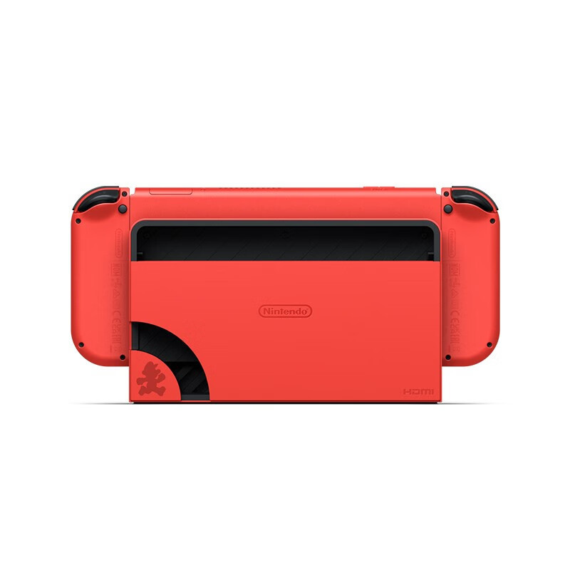 任天堂Nintendo Switch oled加强日版便携家用ns体感游戏机掌机 日版OLED主机 马力欧红色