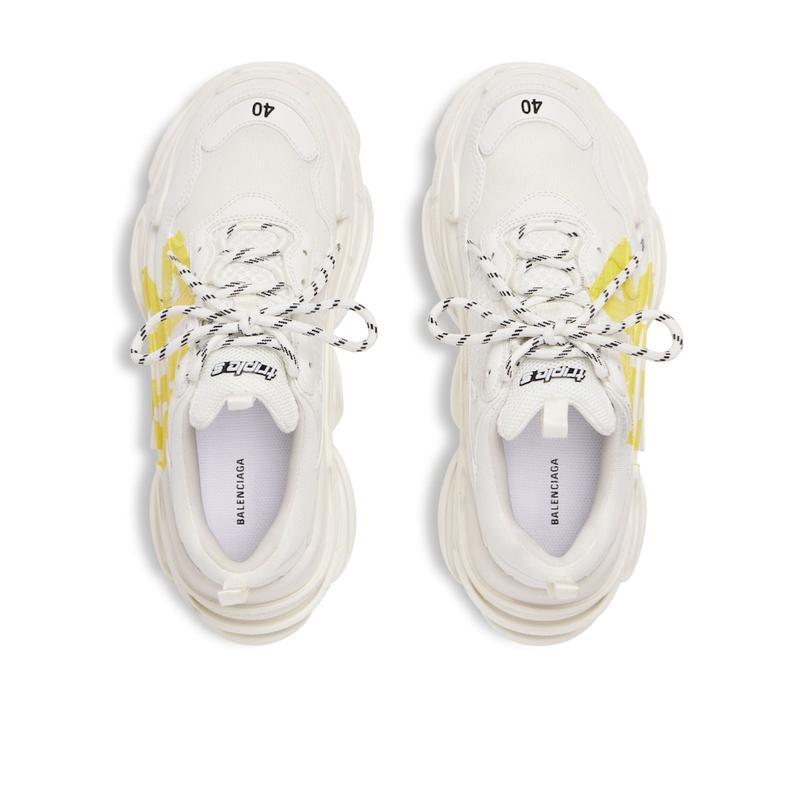 巴黎世家(Balenciaga)运动鞋男网面透气跑鞋户外休闲鞋侧绑带设计