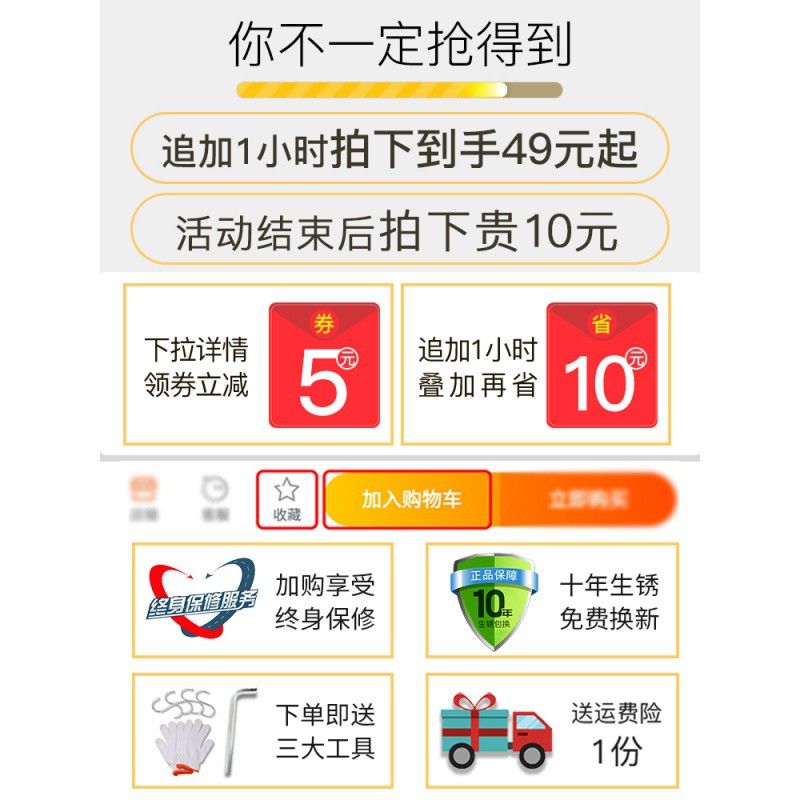 厨房置物架不锈钢家用灶台架子落地多层多功能2两层锅架3收纳货架收纳层架 三维工匠高清大图