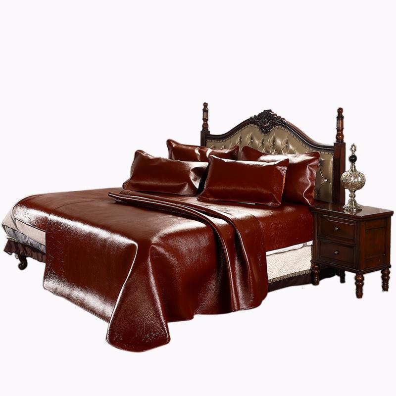 美帮汇【加特厚】皮凉席子1.5米1.8m床头层三件套软席硬席 国王级加厚3.8MM【送枕套】 1.8m（6英尺）床