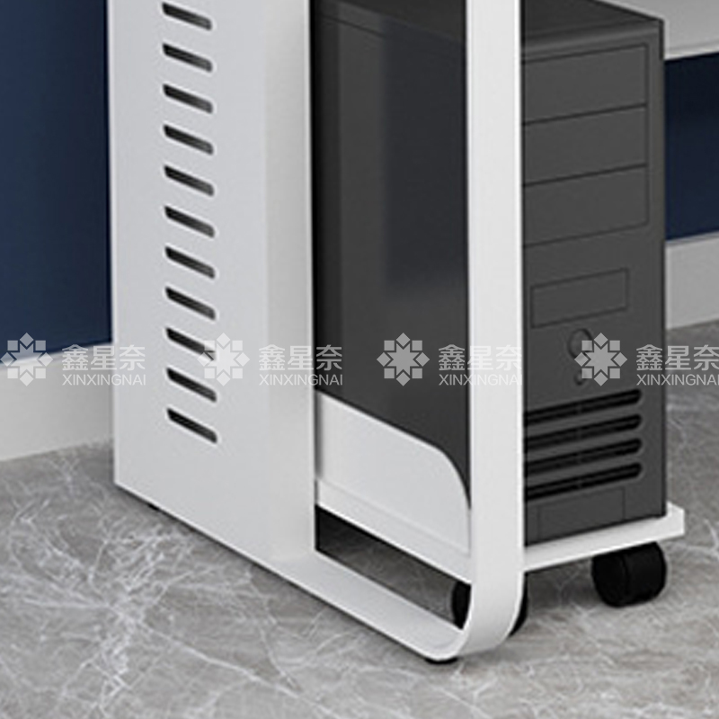 鑫星奈XXN3111618 钢架电脑桌培训桌机房电脑桌学习桌课桌 双人位F款高清大图