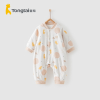 童泰(TONGTAI)2020年秋冬款1-18月新生婴儿男女宝宝立领棉哈衣夹棉连体衣爬服儿童棉服