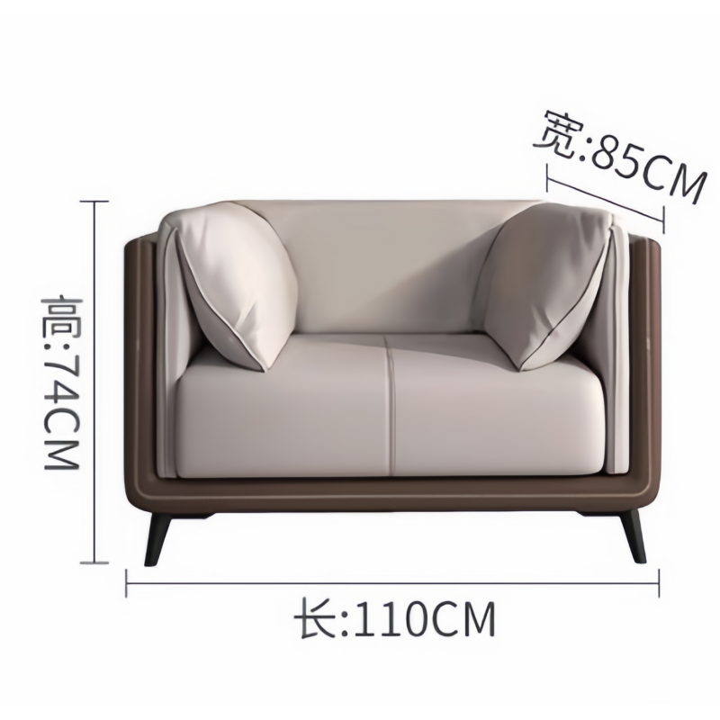 芙首泰办公组合沙发2000*850*740mm(3+1)套高清大图