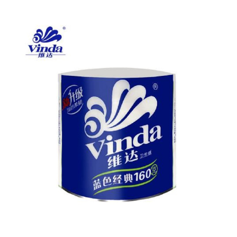 维达(Vinda) 卷纸 蓝色经典3层 160g 卫生纸*10卷