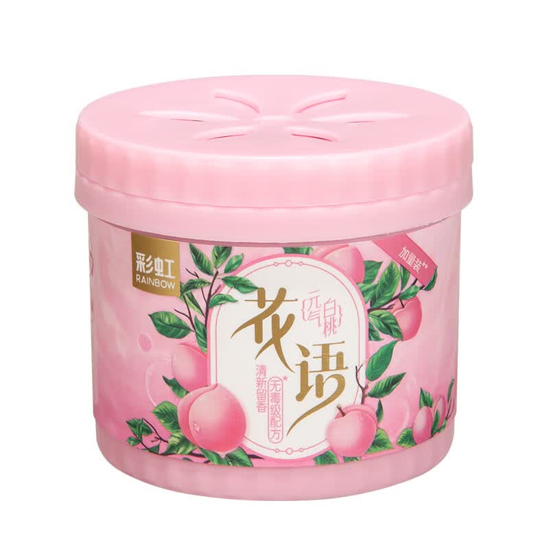 彩虹卫士固体清香剂元气白桃5罐装 R6301Z-5