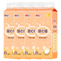 心相印抽纸悬挂式纸巾厕纸擦手纸随心抽4层320抽*4提DT30320