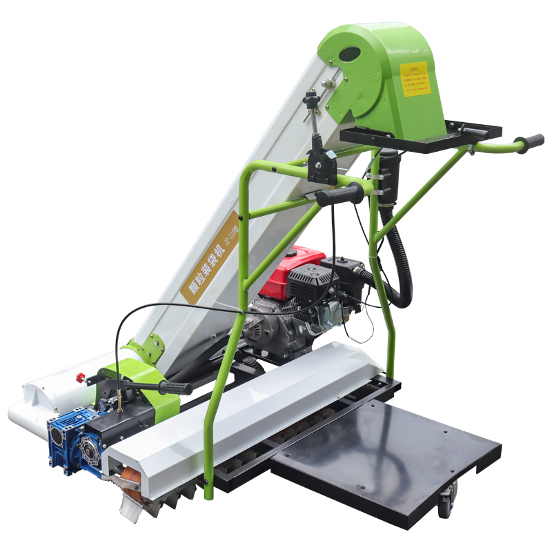 收谷装袋机吸粮机全自动水稻玉米小麦自走式晒场收粮食机颗粒吸谷