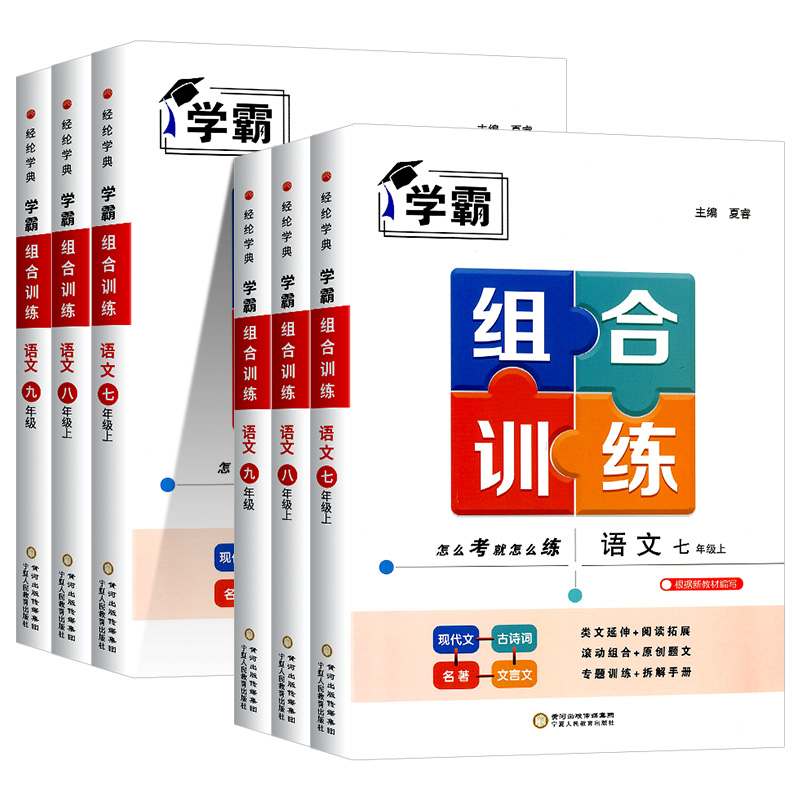 英语[江苏专版] 九年级/初中三年级 [正版]2025版初中语文学霸组合训练七年级上册八年级下册九年级 浙江 初一初二初高清大图