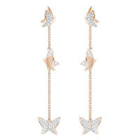 SWAROVSKI LILIA镀玫瑰金色穿孔耳环
