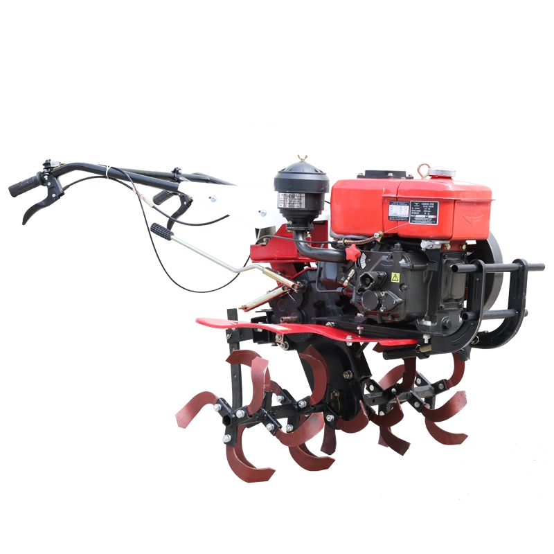 弹痕新式小型微耕机柴油农用耕地翻土开沟机耕田多功能翻地家用旋耕机