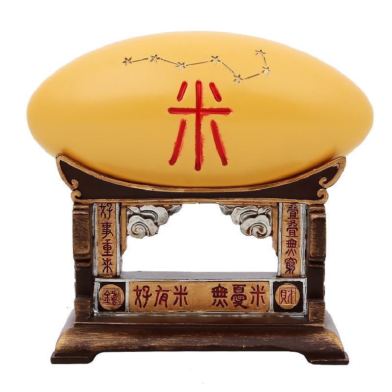 2025023年蛇年物好有米摆件寓意健康长寿2025高清大图