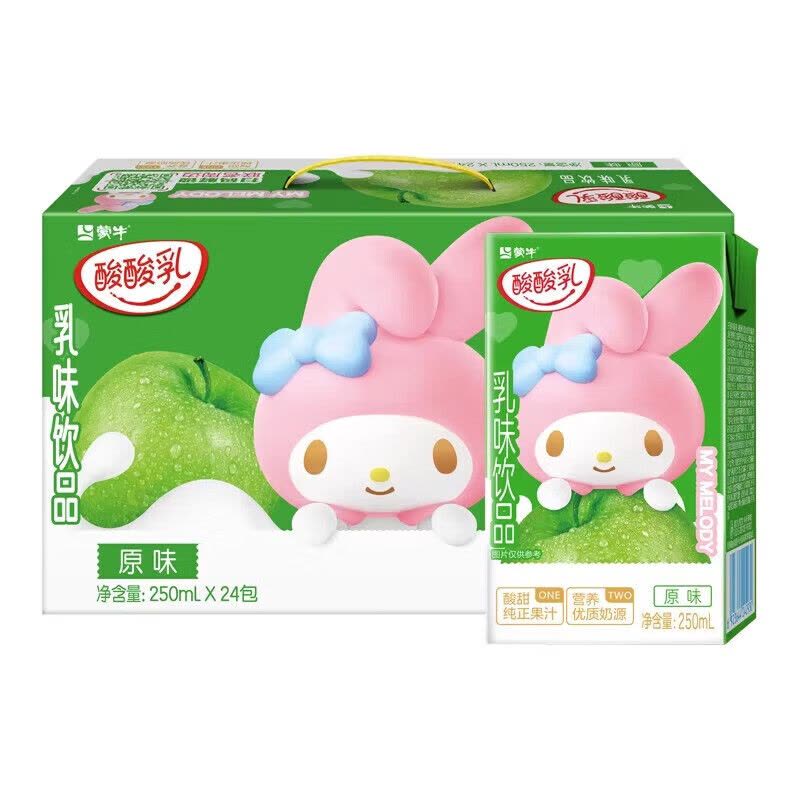 蒙牛 酸酸乳 乳味饮品 蓝莓味 250ml×24盒/提图片