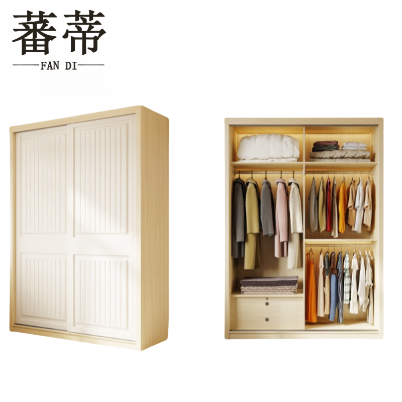 蕃蒂简约衣柜高清大图