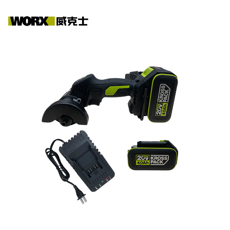 威克士 76mm锂电小型角磨机(优品) 套高清大图