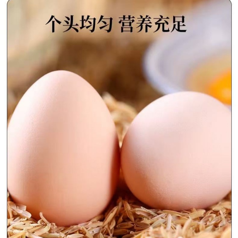 御佰秾 农家鸡蛋30枚泡沫盒+稻谷壳 YBN068高清大图