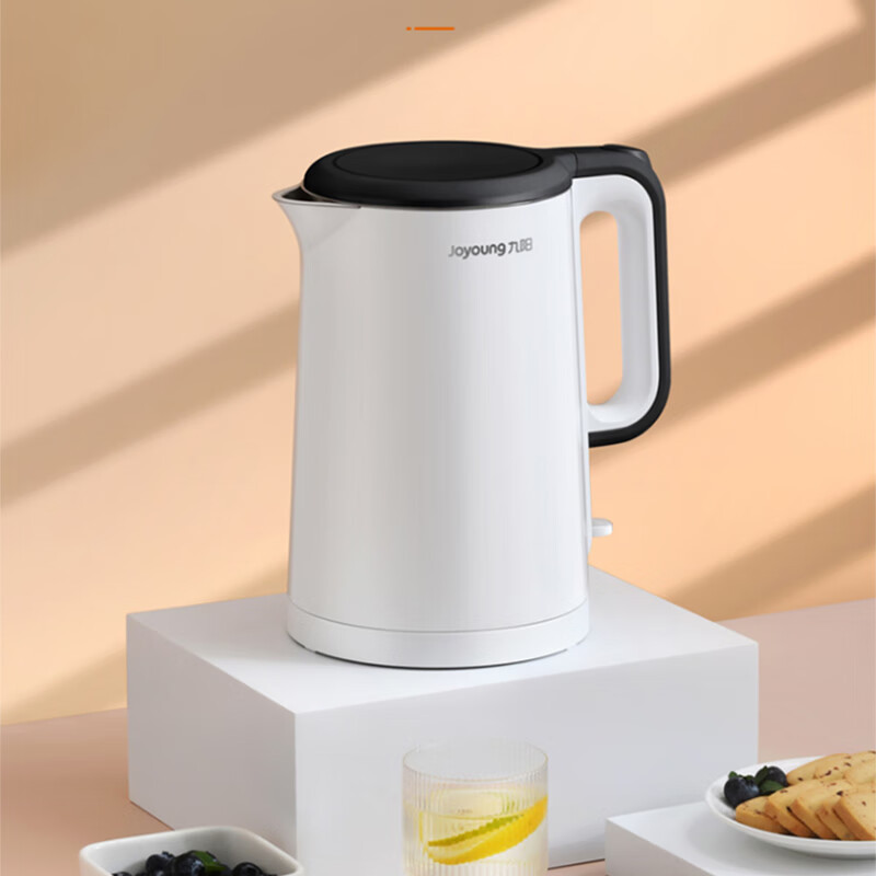 九阳电水壶1.5L双层壶身隔热防烫不锈钢K15FD-W3151高清大图