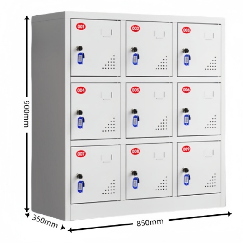 攸形工具充电柜9门85*35*90cm台高清大图