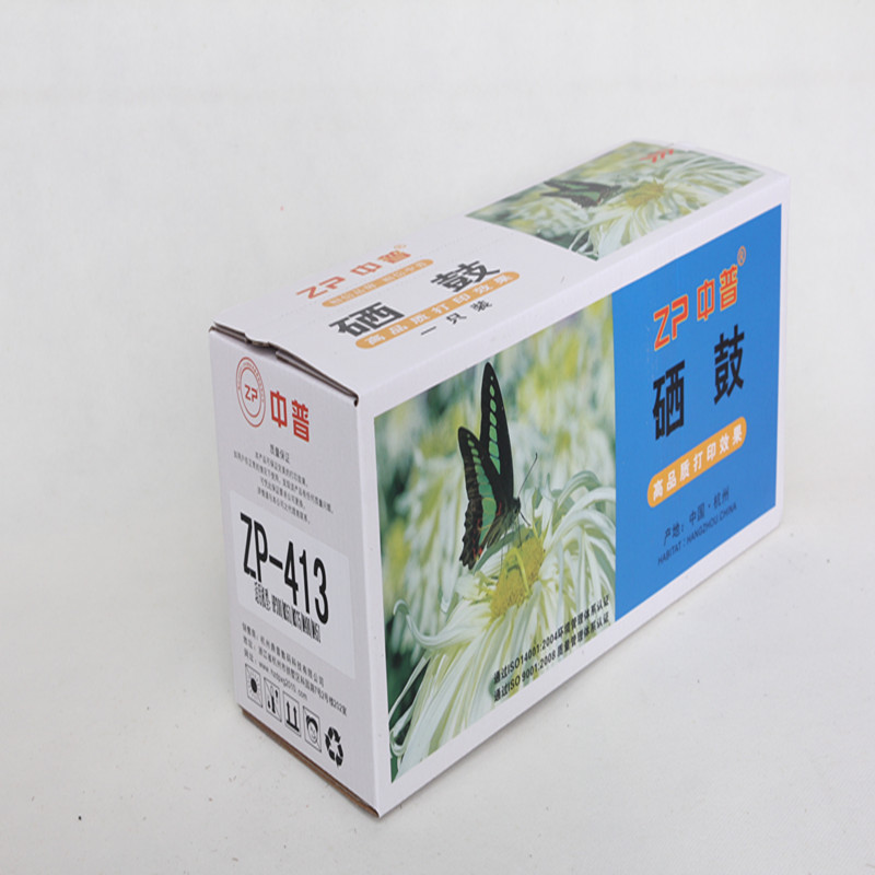 中普 惠普 410 411 412 413硒鼓 蓝色包装 红色