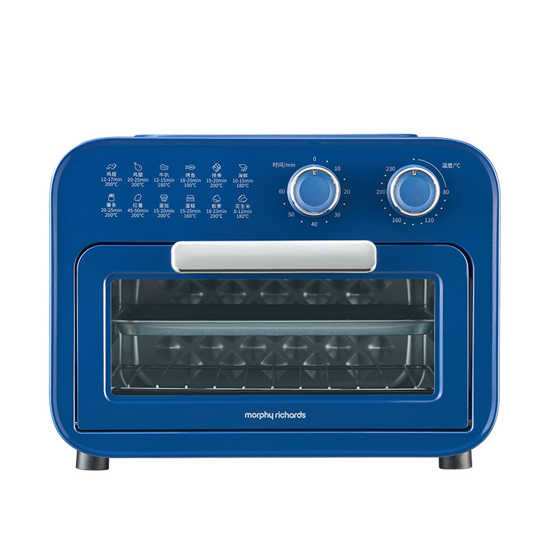 摩飞 多功能电烤箱 MR4014白/蓝 小熊双层多功能煮蛋器ZDQ-C14H7高清大图