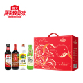 海天 龙腾四海 调味品生抽老抽耗油米醋礼盒 【598g+610g+520g+500ml】