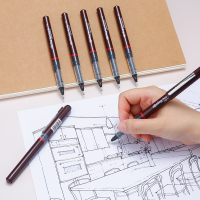 红环(rOtring)针管笔 绘图笔直液式 0.4mm黑墨水手绘勾线描边漫画笔Tikky系列