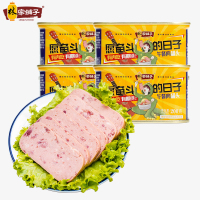 [林家铺子旗舰店]猪肉午餐肉罐头200g*4罐早餐即食方便速食火锅午餐下饭菜