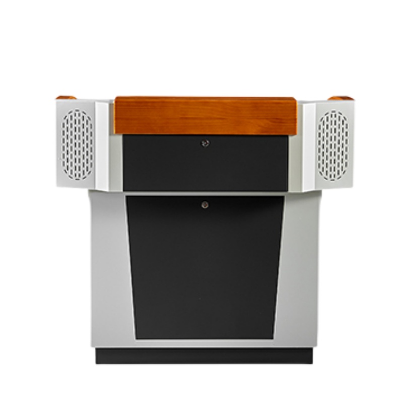 怡卓欧多媒体讲台110cm长张高清大图