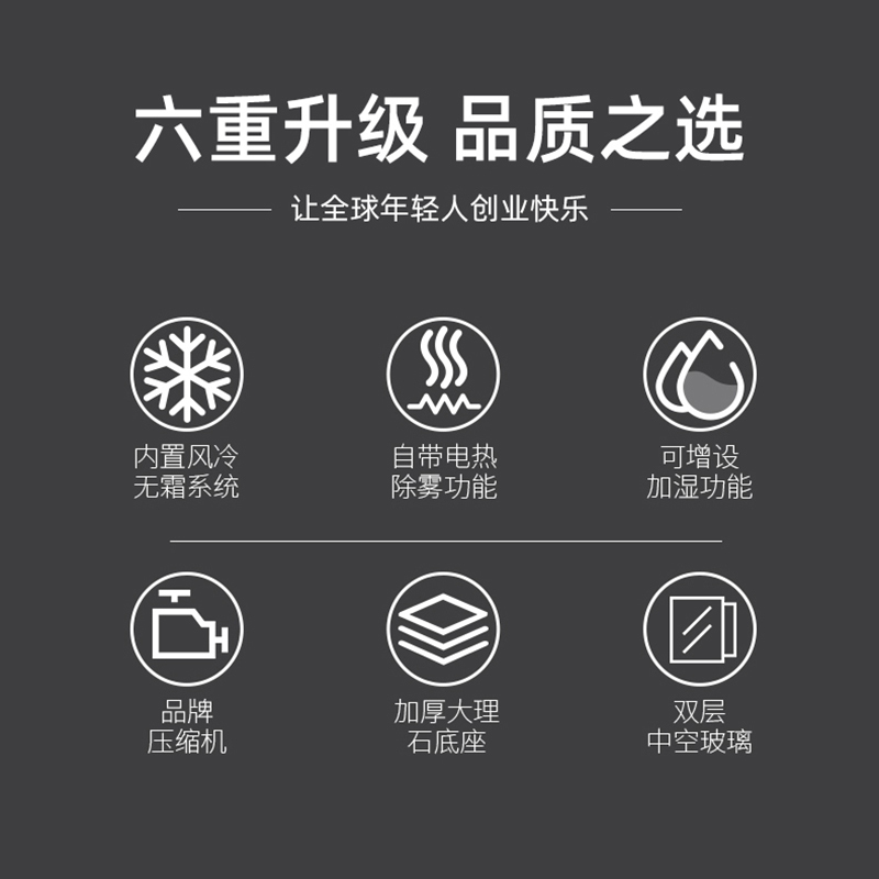 乐创(lecon) 蛋糕柜冷藏柜展示柜玻璃商用 立式西点慕斯甜品保鲜柜 0.9米白色立式直角前开门