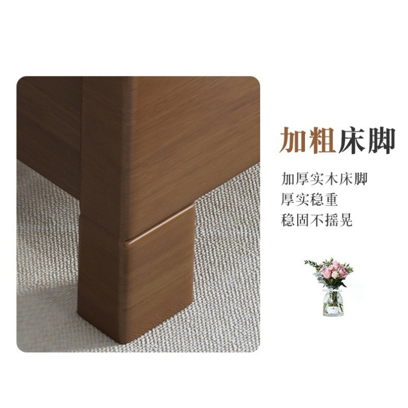 亿洛莱 实木床 1200*2000*980mm 张高清大图