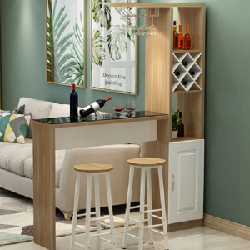 寻木匠酒柜吧台组合简约现代客厅隔断柜玄关厅柜家用欧式吧台桌